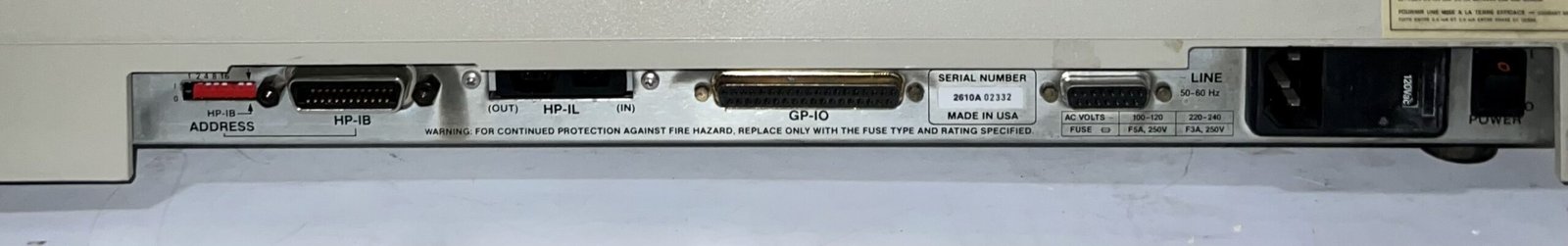 Hewlett Packard Diode Array Spectrophotometer A Ncc Medtech