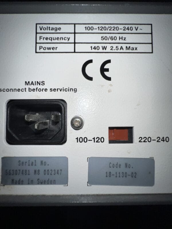 Amersham Pharmacia Biotech EPS 601 Electrophoresis Power Supply Code 18-1130-02 - Image 6