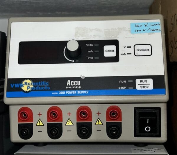 VWR Scientific ACCU Power 300 Power Supply - Image 2