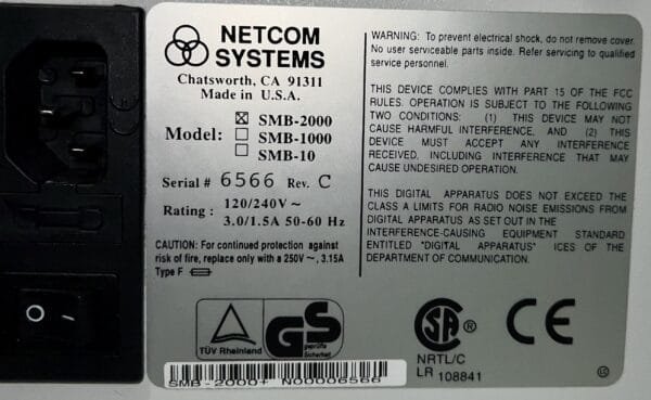 2000 NetCom smartBits Systems SMB 2000 - Image 7