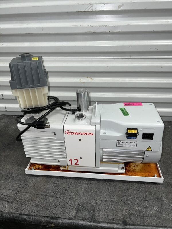 Edwards RV12 Rotary Vane Vacuum Pump with EMF20 Filter