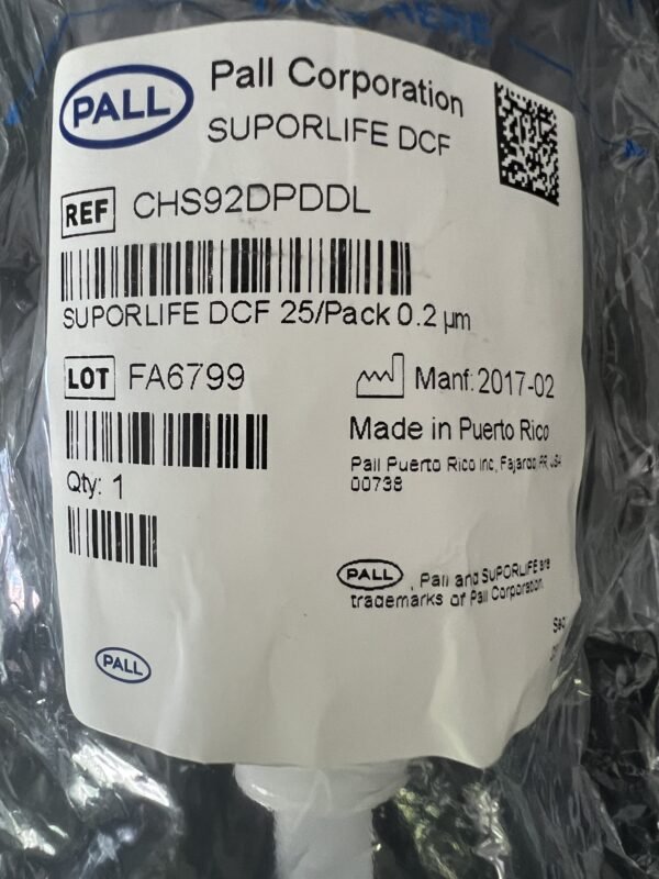 Pall Suporlife CDF CHS92DPDDL 2X - Image 3