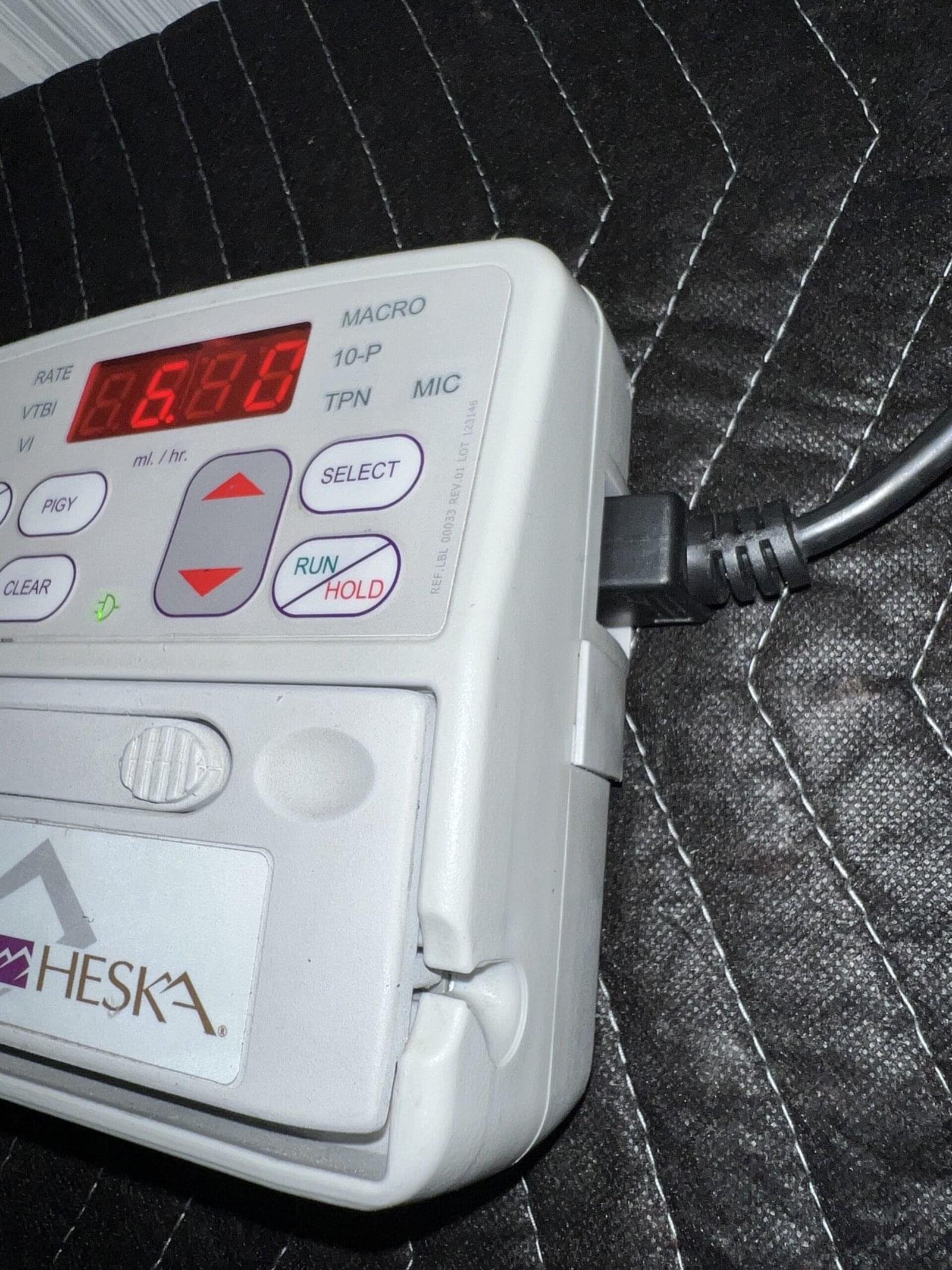 Heska Corporation VETERINARY IV 2.2 VOL INFUSION PUMP - Image 5