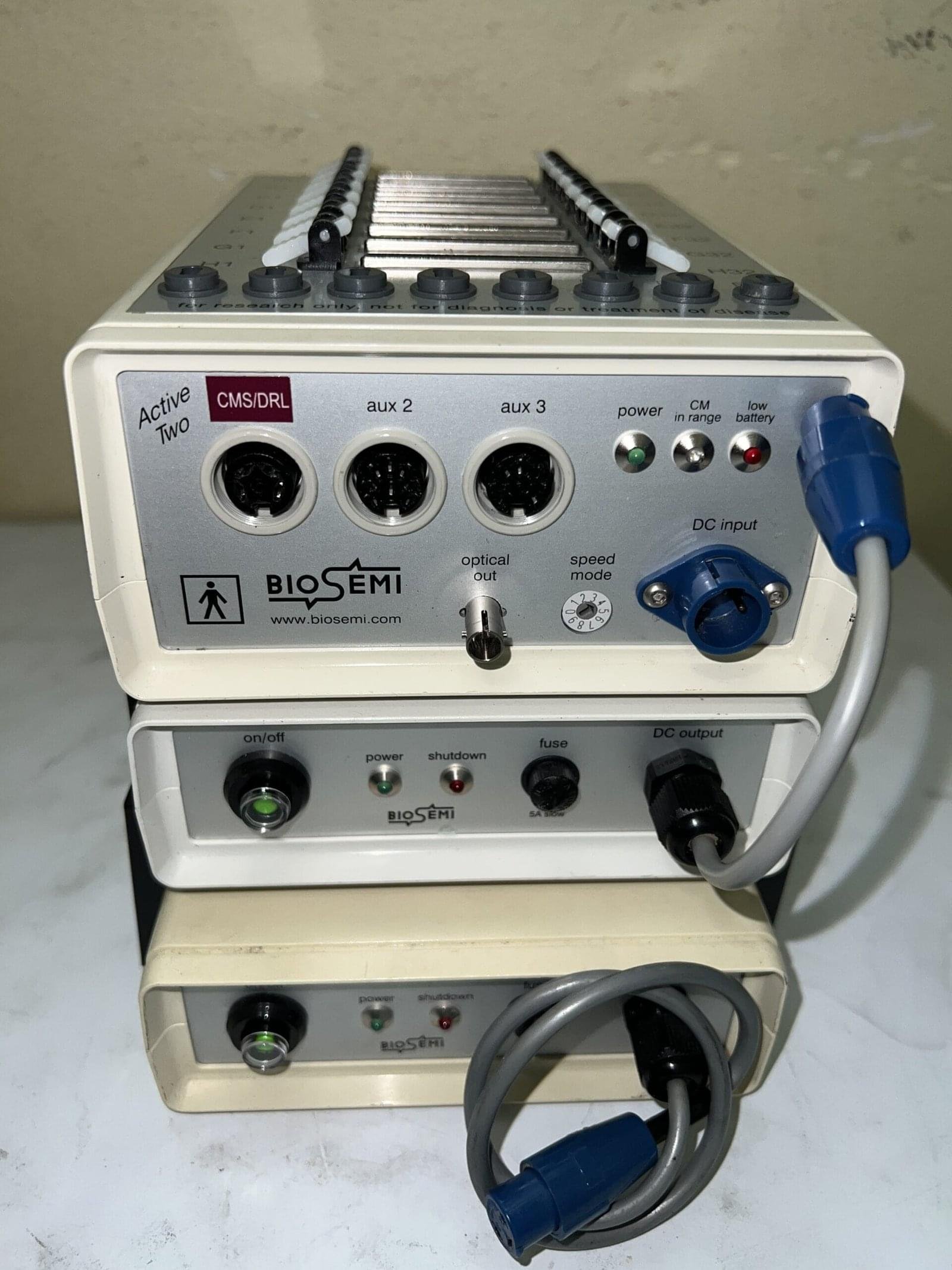 BioSemi Active Two AD Box with DA-AT-MSADB and 2x DA-AT-MSSBA (Battery) - Image 12
