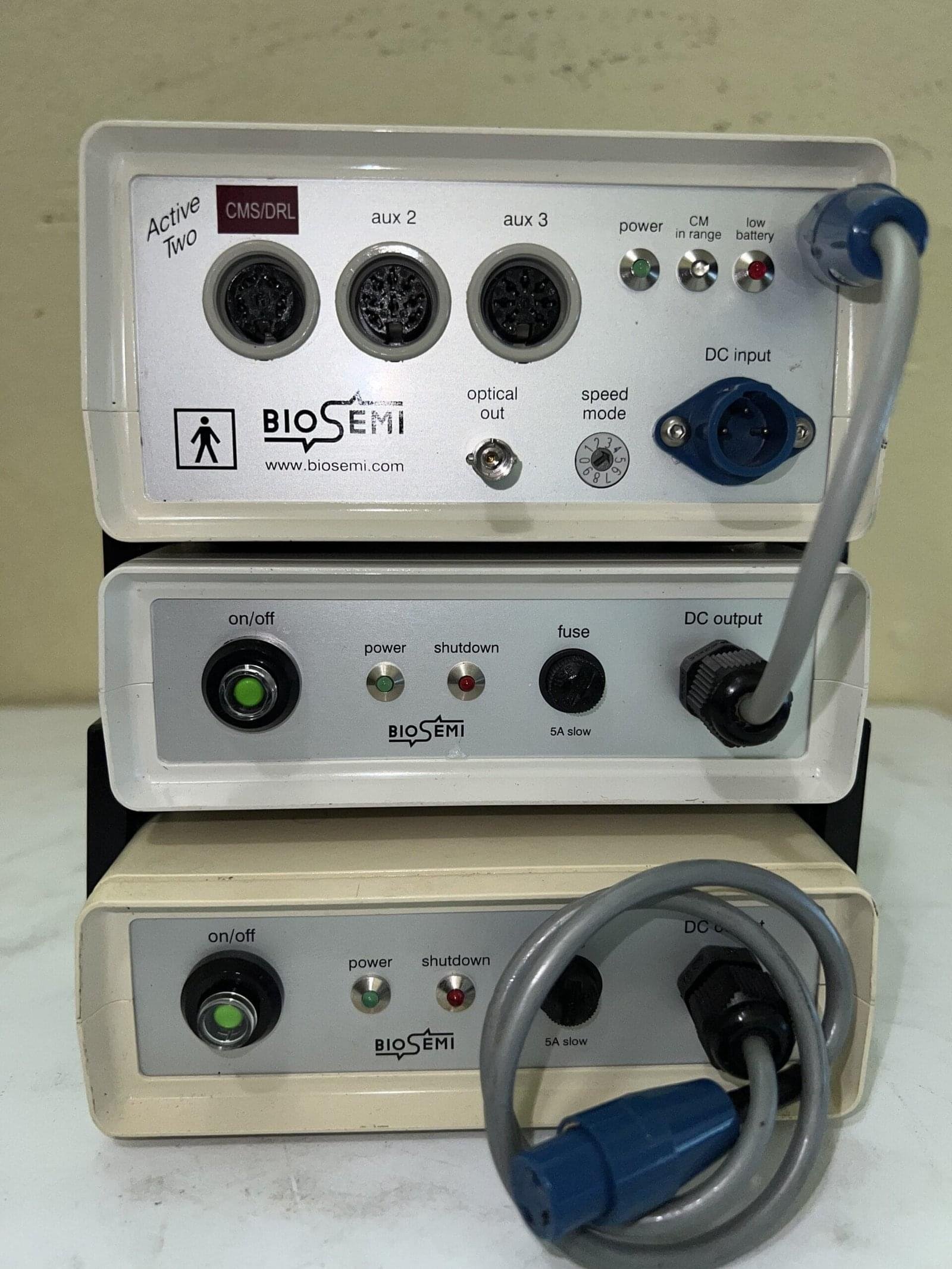 BioSemi Active Two AD Box with DA-AT-MSADB and 2x DA-AT-MSSBA (Battery) - Image 11